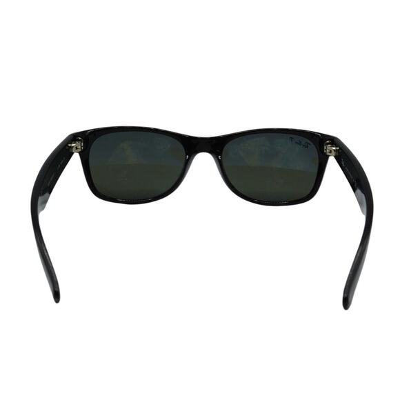 Ray-Ban New Wayfarer Classic Polarized Sunglasses Black RB2132 901/58 - Picture 4 of 7